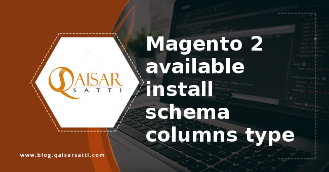 Magento 2 available install schema columns type