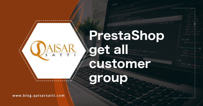 PrestaShop get all customer group