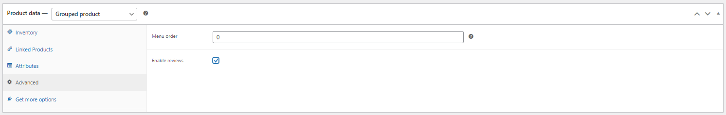 woocommerce grouped product